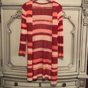 Justice long cardigan